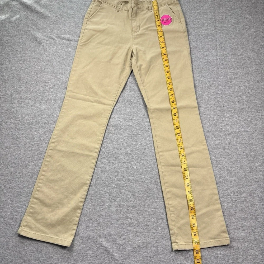 The Children's Place Girls Size 16 Uniform Skinny Chino Pants Khakis Stretch